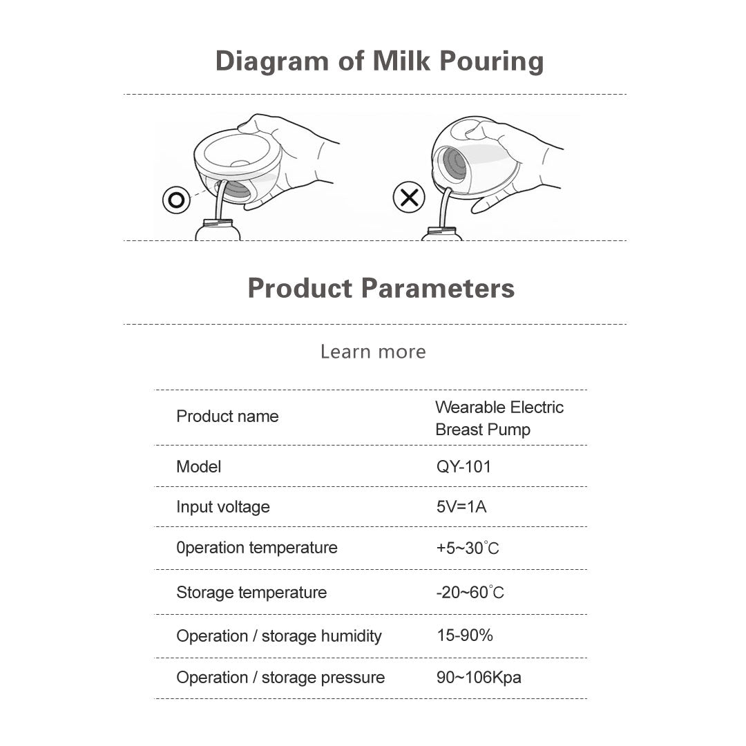 Wearable Breast Pump MY-376