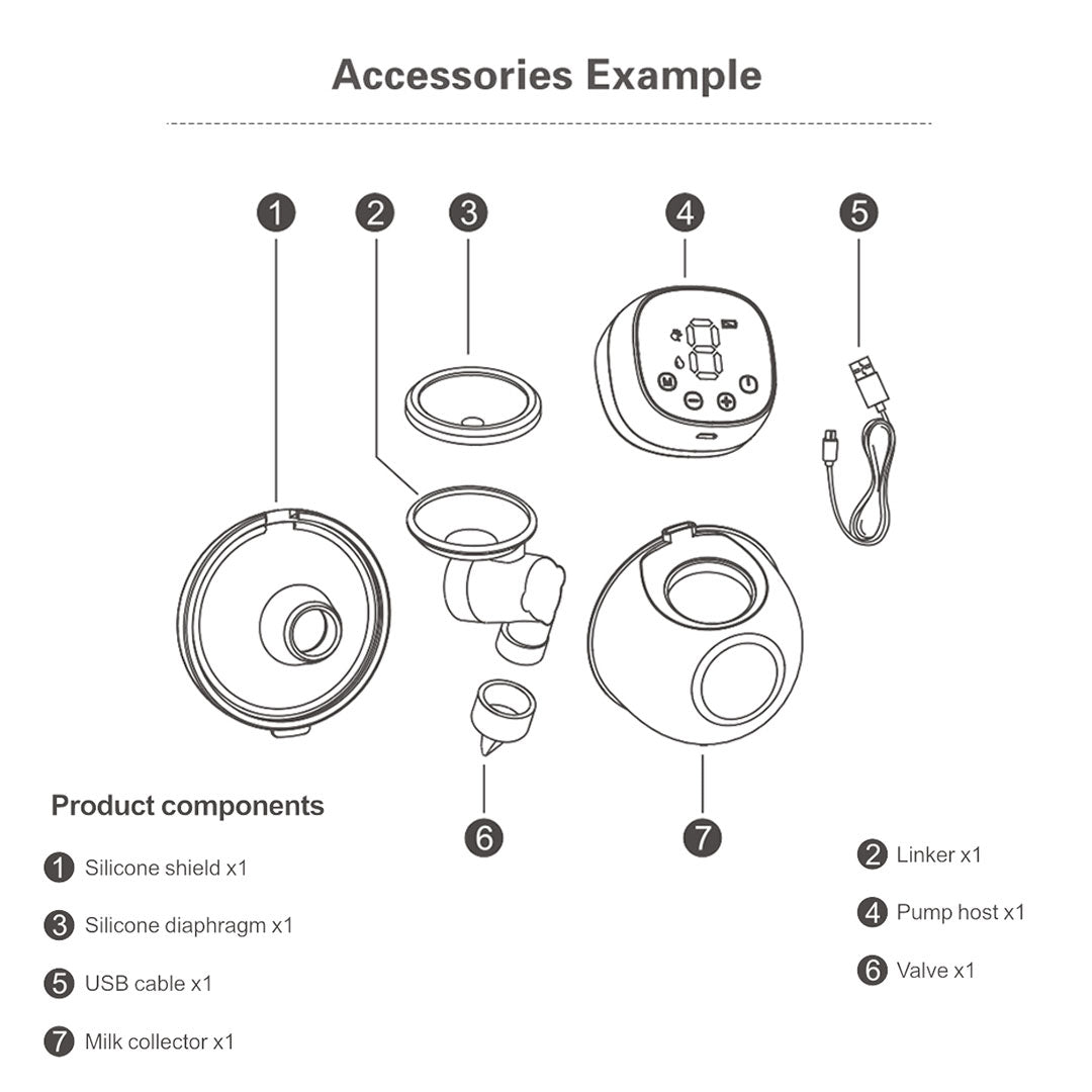 Mumyfy iFlow wearable breast pump product detail view
