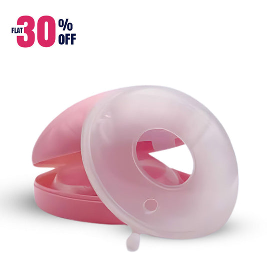 Nursing Breast Milk Collector With Stopper - Pair of 2