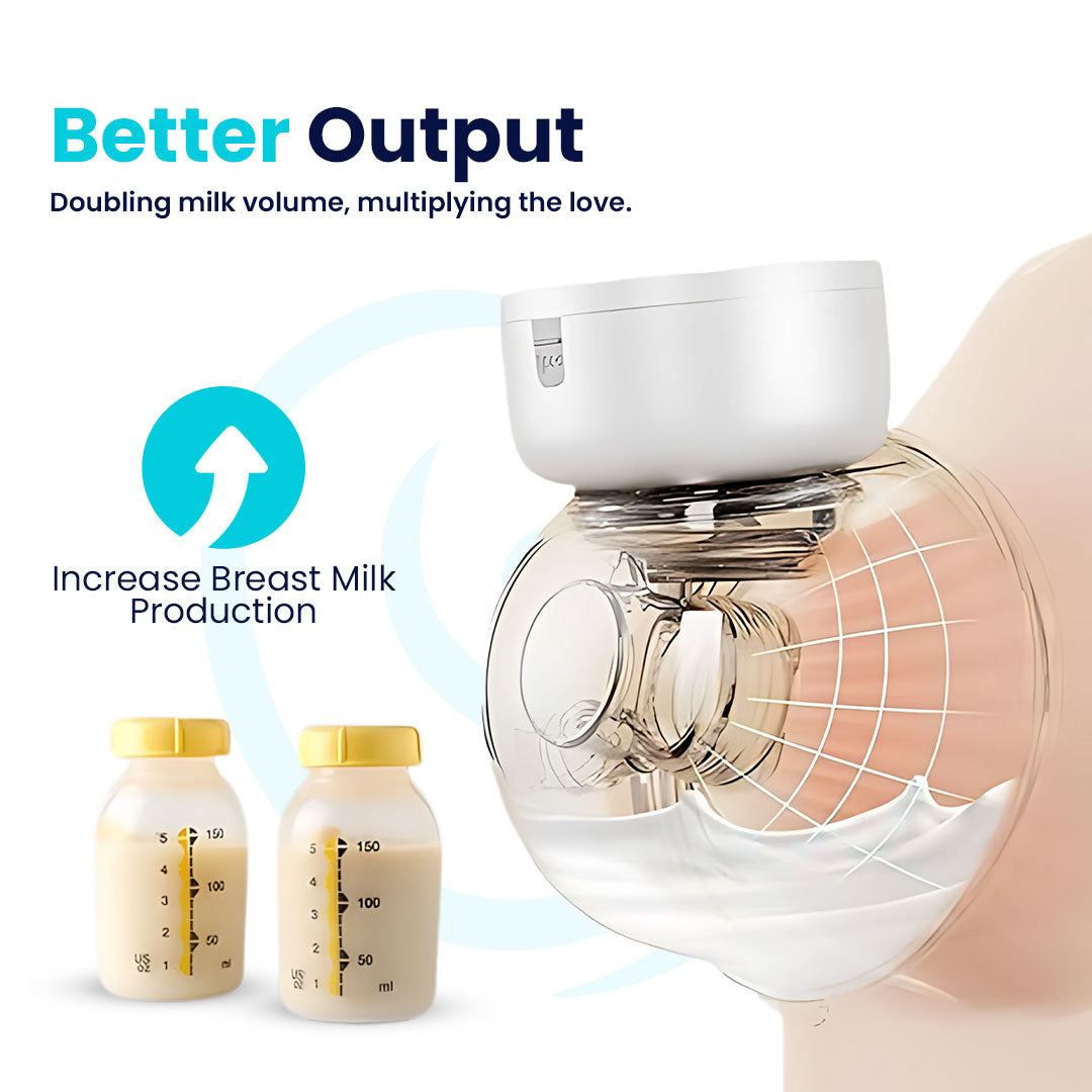 iFlow wearable breast pump strong milk output and suction