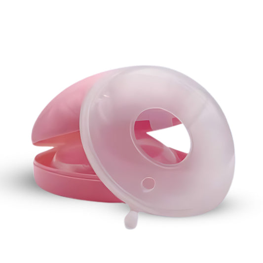 Nursing Breast Milk Collector With Stopper - Pair of 2